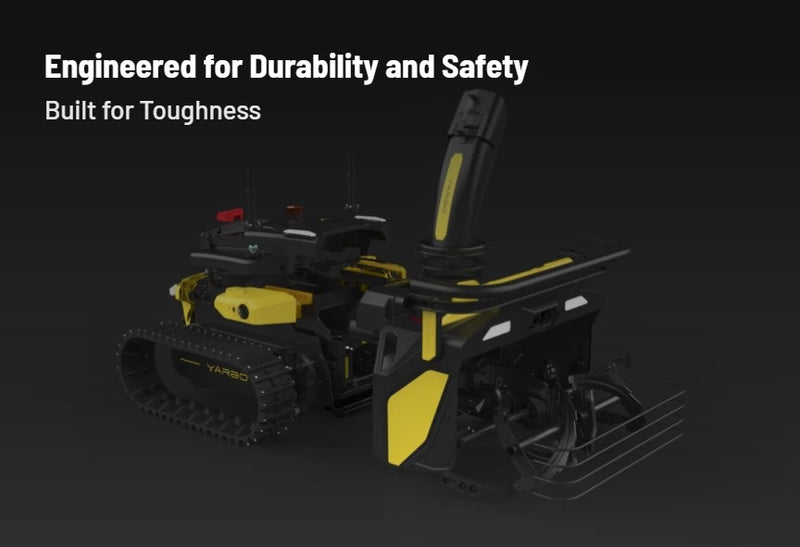 Yarbo Snow Blower feature: engineered for durability and safety. Built for toughness.
