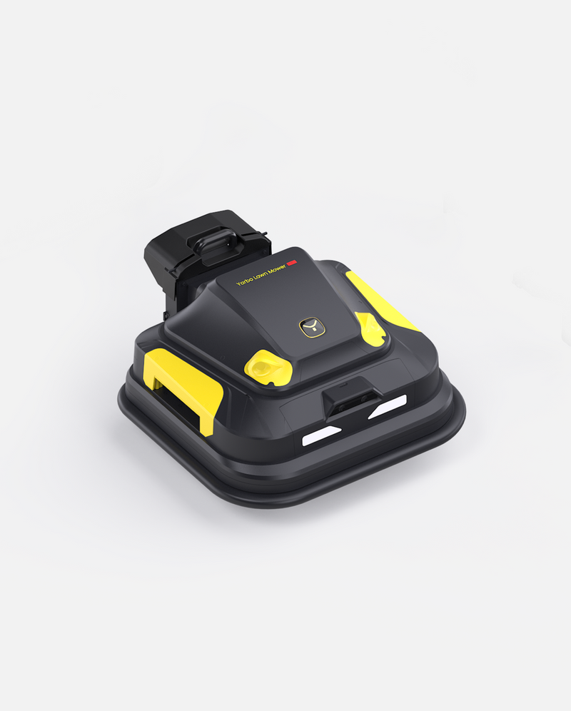 Yarbo Y40P Lawn Mower Pro + Blower bundle in use